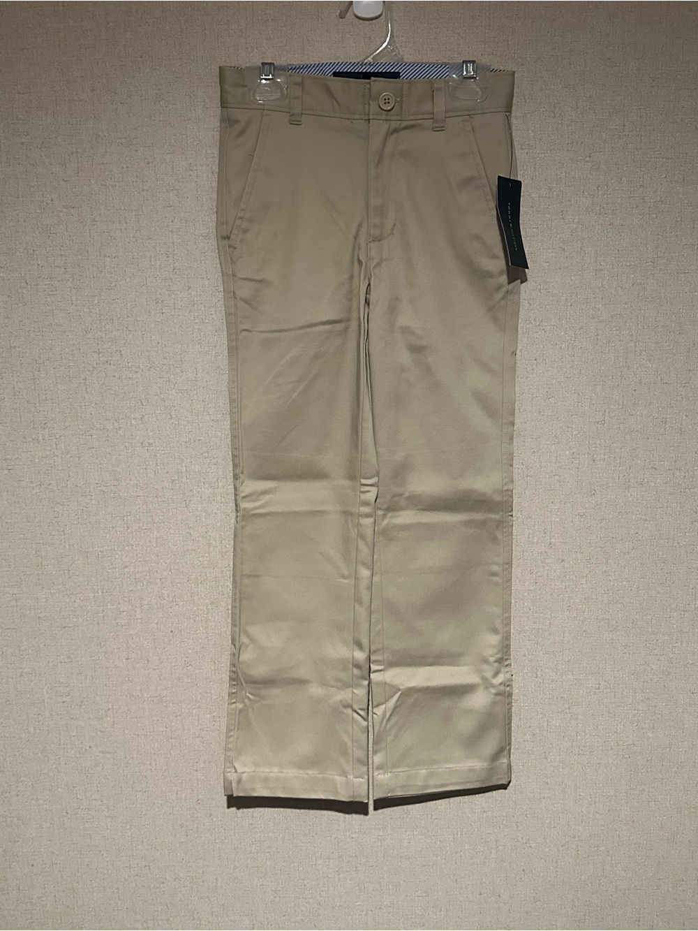 Tommy Hilfiger Boys 8 Slim Khaki Uniform Pants